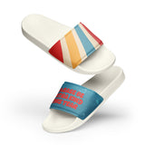 Gift for Him – “Retro Kindness” Men’s Slides - - Slides