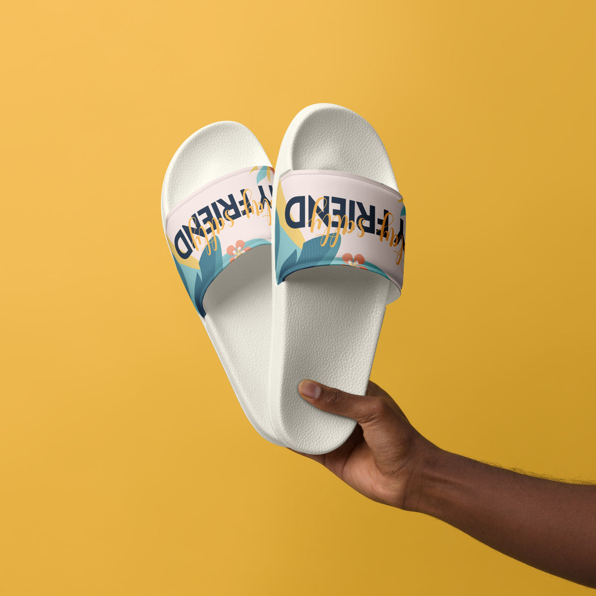 Gift for Him – “Stay Salty” Men’s Slides - - Slides