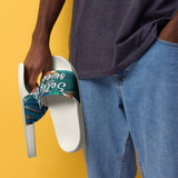 Bold Gift for Him – “Salty & Sweet” Men’s Slides - - Slides