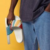 Gift for Him – “Retro Kindness” Men’s Slides - - Slides