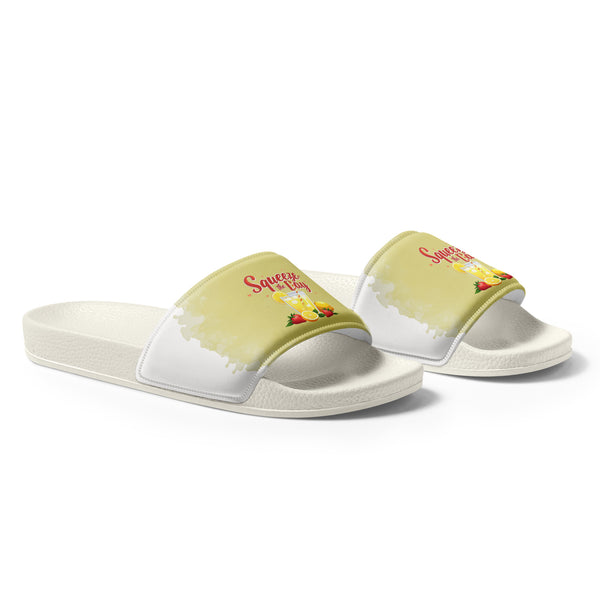 Gift for Him – “Squeeze the Day” Men’s Slides - - Slides