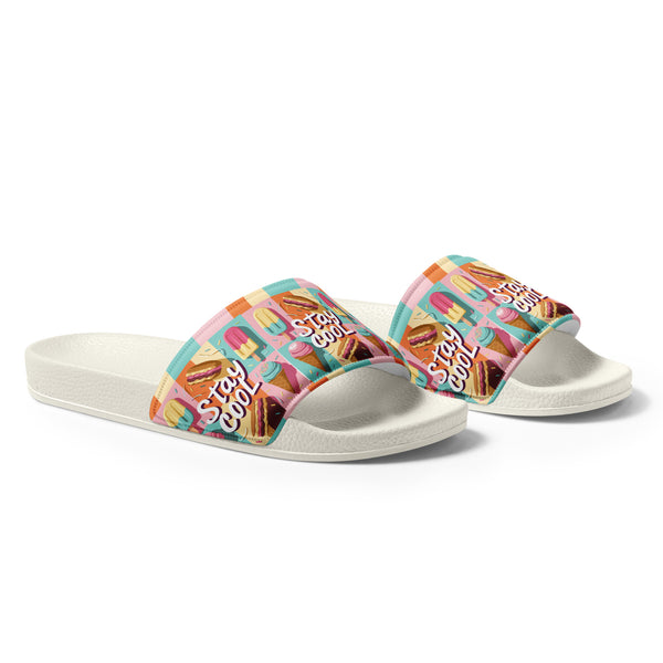 Gift for Him – “Stay Cool” Men’s Slides - - Slides