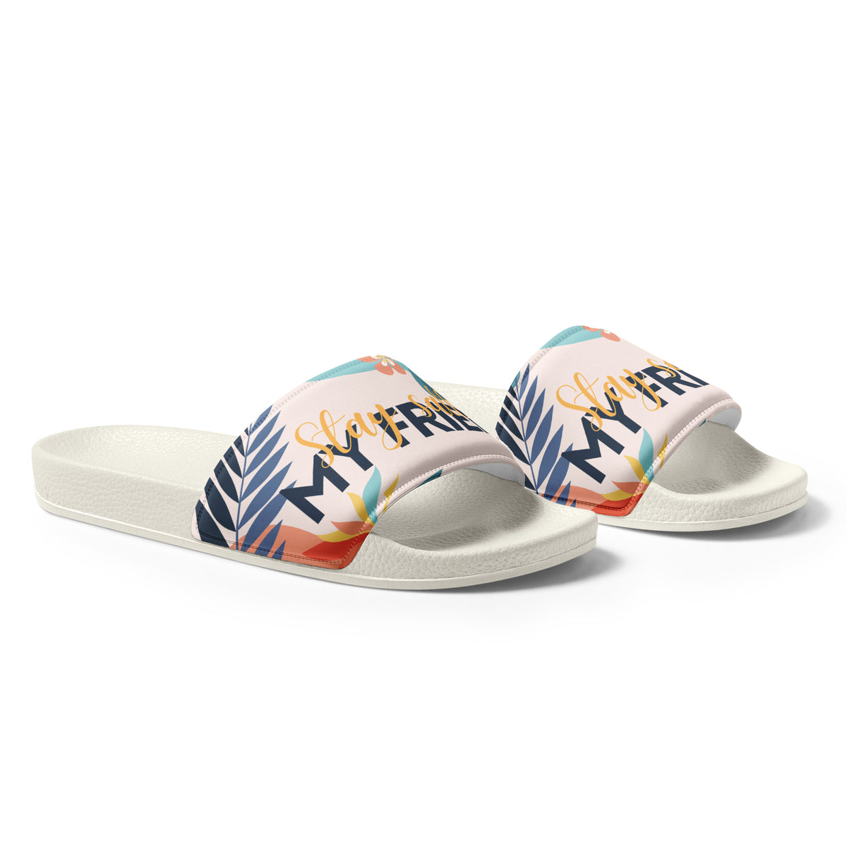Gift for Him – “Stay Salty” Men’s Slides - - Slides