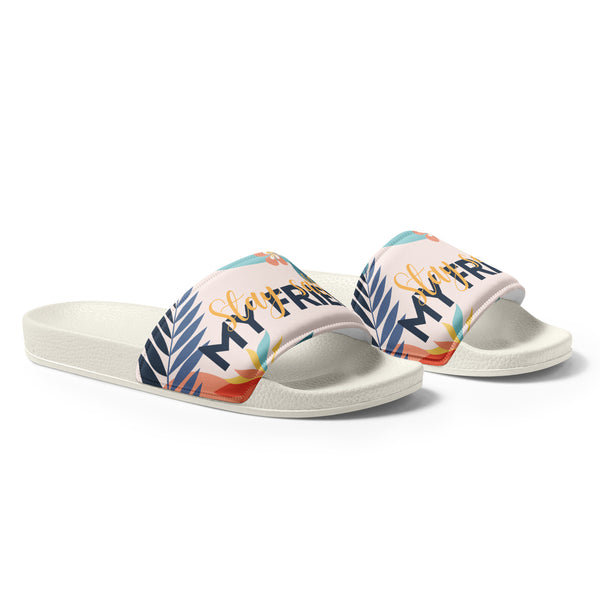 Gift for Him – “Stay Salty” Men’s Slides - - Slides