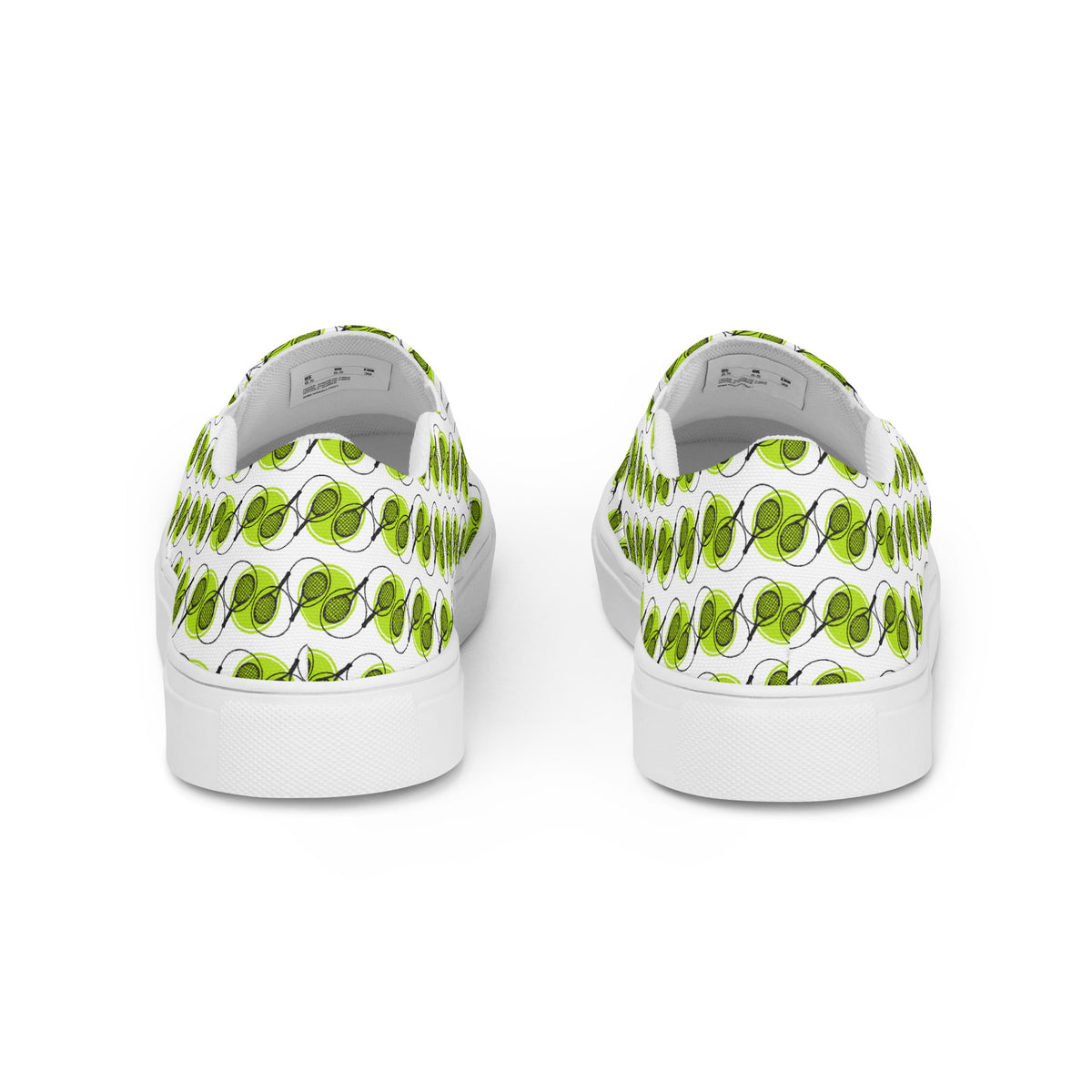 Serve Bold Looks with Tennis-Themed Slip-On - - shoes