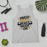 Beast Mode Men’s Tank Top for Gym Lovers - Athletic Heather - Tank Tops