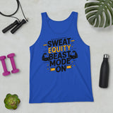 Beast Mode Men’s Tank Top for Gym Lovers - True Royal - Tank Tops