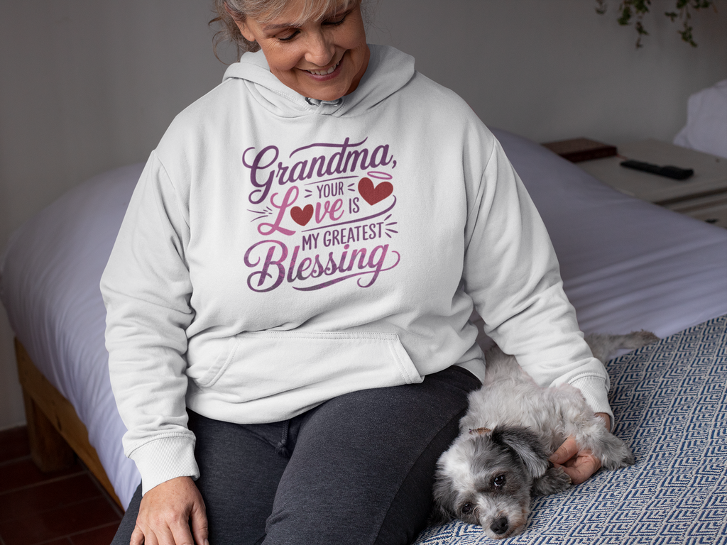 Grandma, My Greatest Blessing – A Gift of Love - - Hoodies