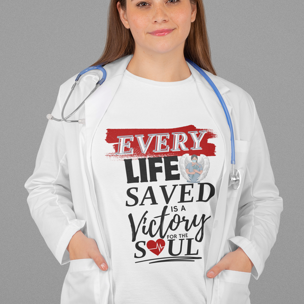 Angels in Scrubs - Honoring Every Doctor's Heartfelt Dedication - - T-Shirts