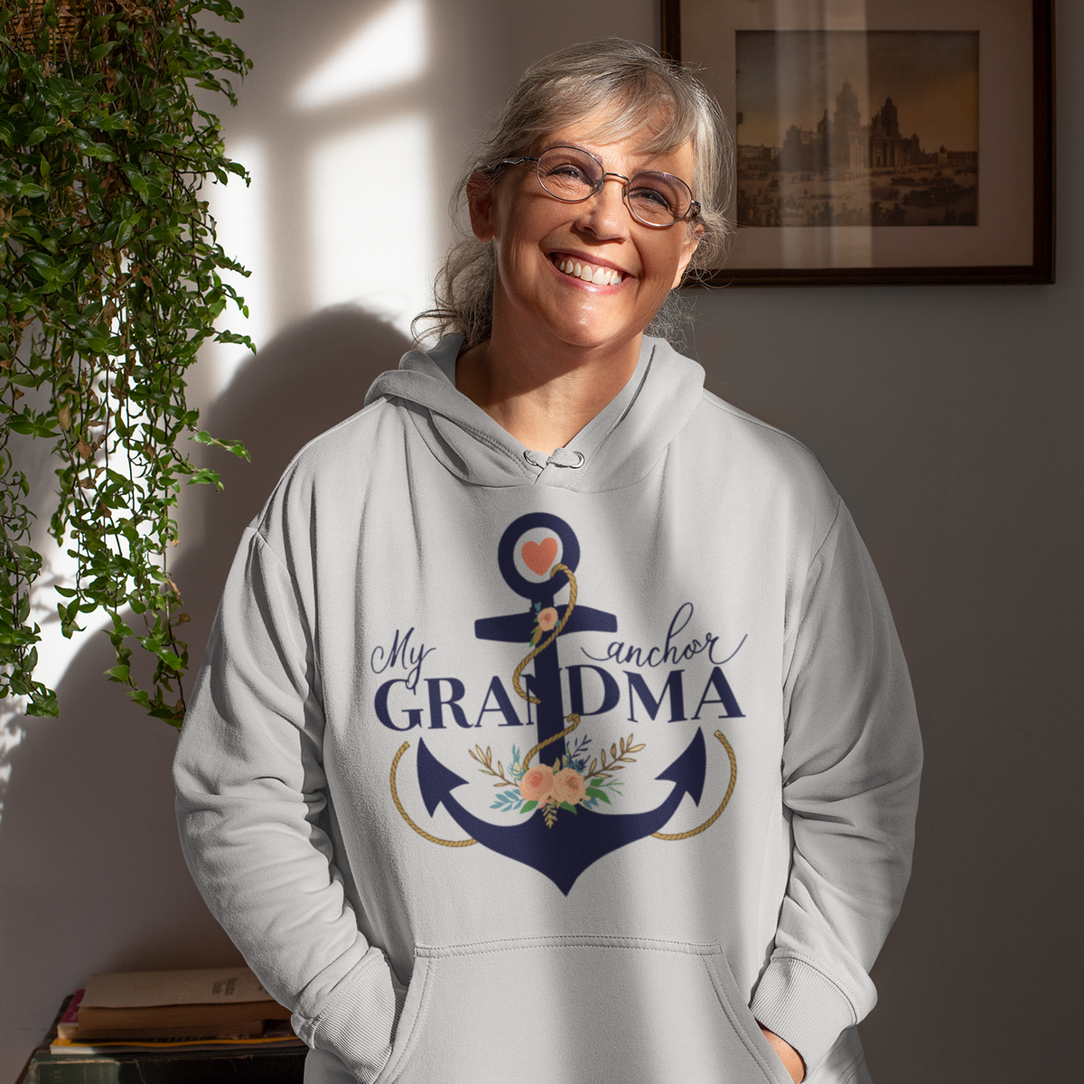 My Anchor, My Grandma - A Heartfelt Tribute - - Hoodies