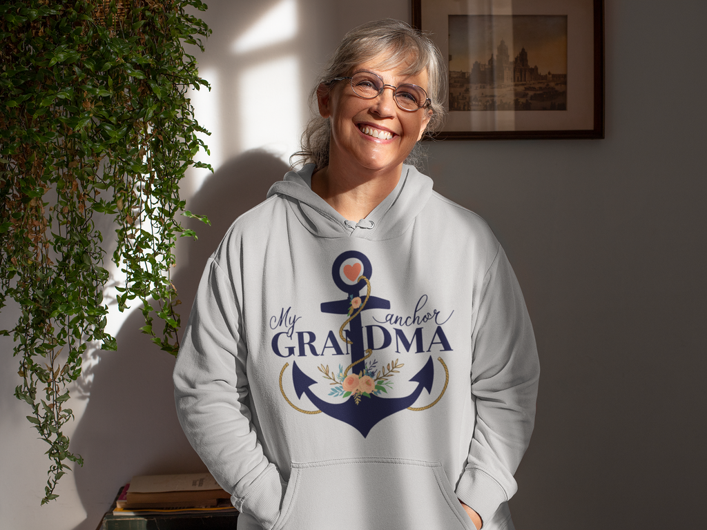 My Anchor, My Grandma - A Heartfelt Tribute - - Hoodies