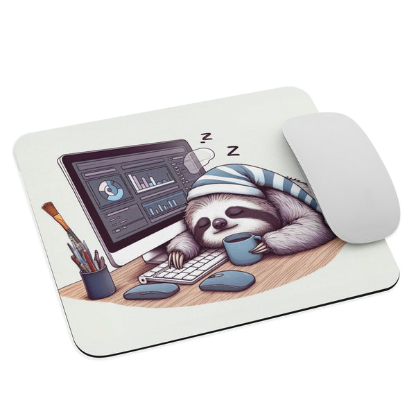 Sloth Mode - The Perfect Balance of Work and Rest - - Mouse Pads