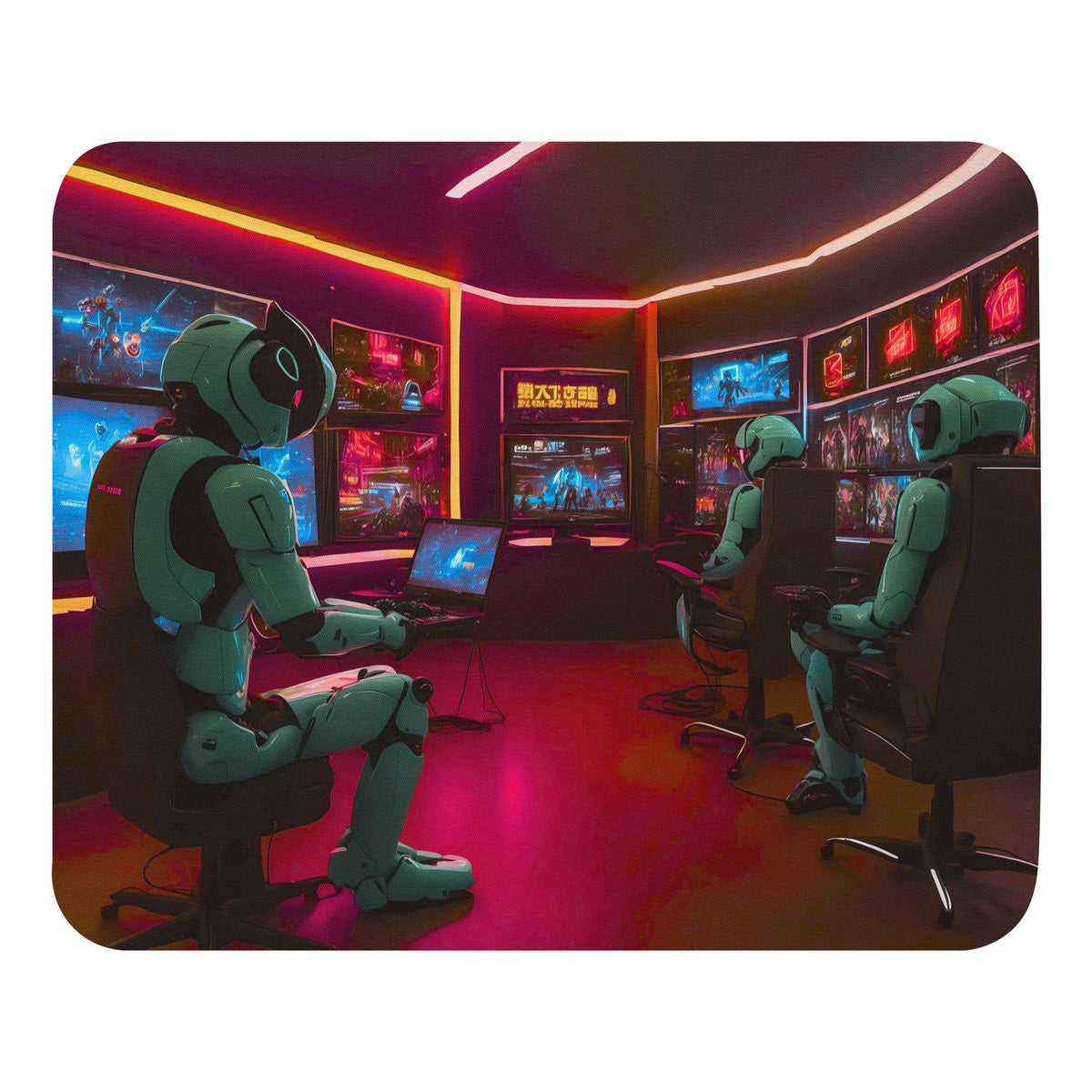 Tech Triumph - AI Gamer’s Paradise - - Mouse Pads