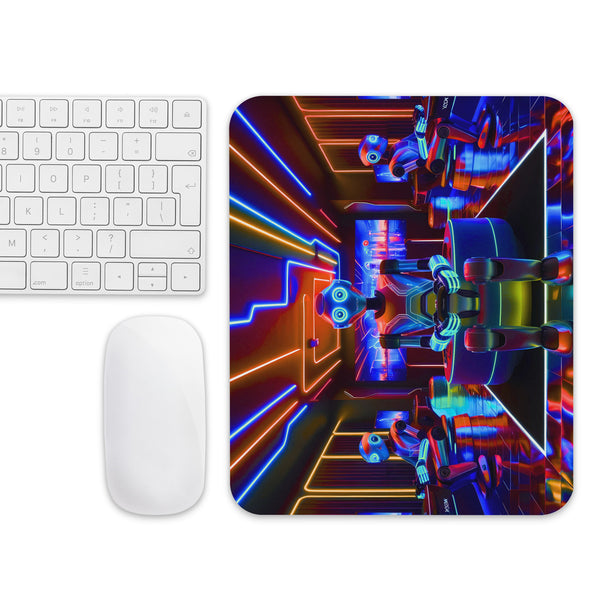 Tech Titans - A Journey Through Virtual Realms - - Mouse Pads