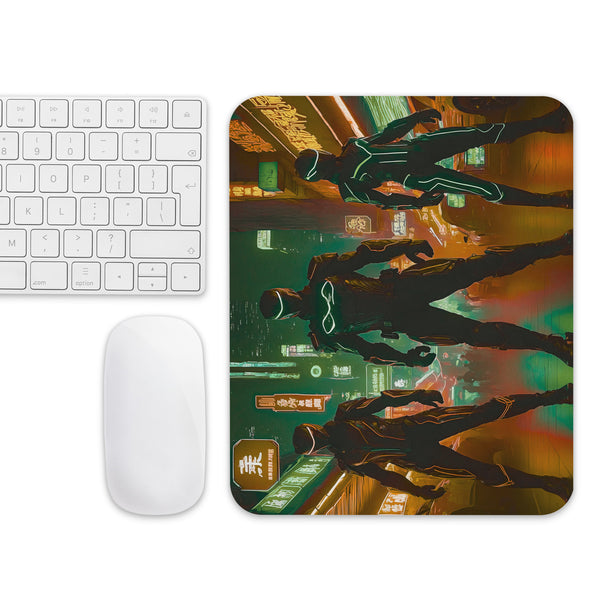 Cyber City Guardians - The Ultimate Gaming Experience - - Mouse Pads