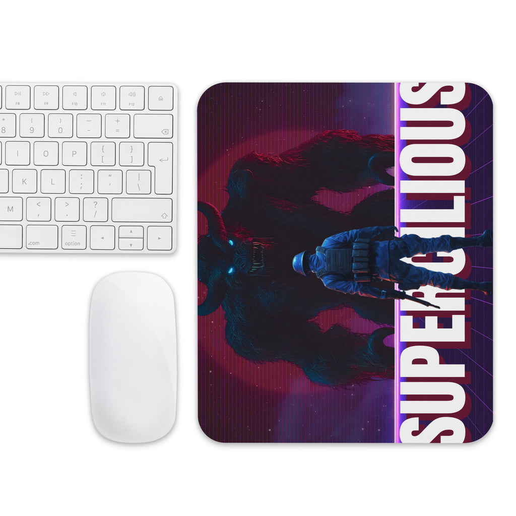 Superlicious Face-Off - Futuristic War on Your Desk - - Mouse Pads