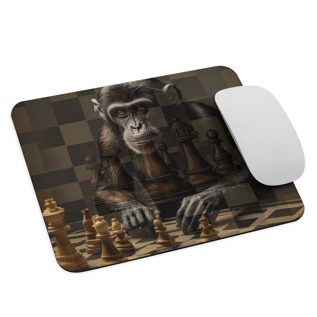 Cerebral Play - Chimpanzee Chess Challenge Mouse Pad - Default Title - Mouse Pads