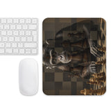 Cerebral Play - Chimpanzee Chess Challenge Mouse Pad - - Mouse Pads