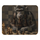 Cerebral Play - Chimpanzee Chess Challenge Mouse Pad - - Mouse Pads