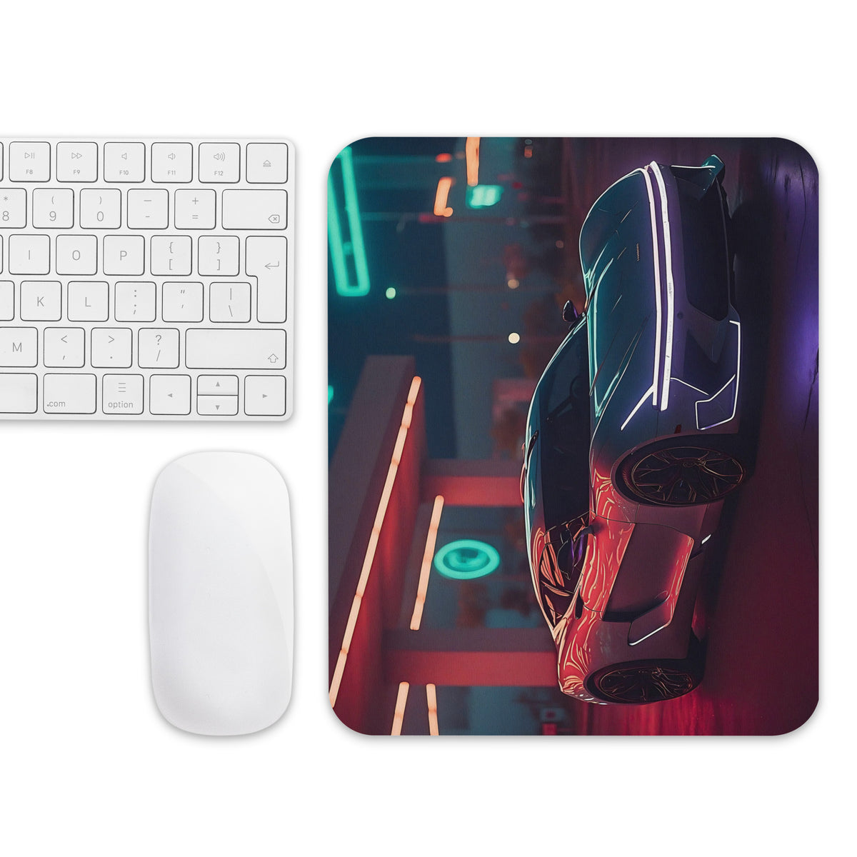 Urban Pulse - Rev Up Your Workspace with Style - - Mouse Pads