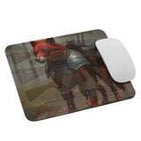 Untamed Spirit - Bold Red Wolf - - Mouse Pads