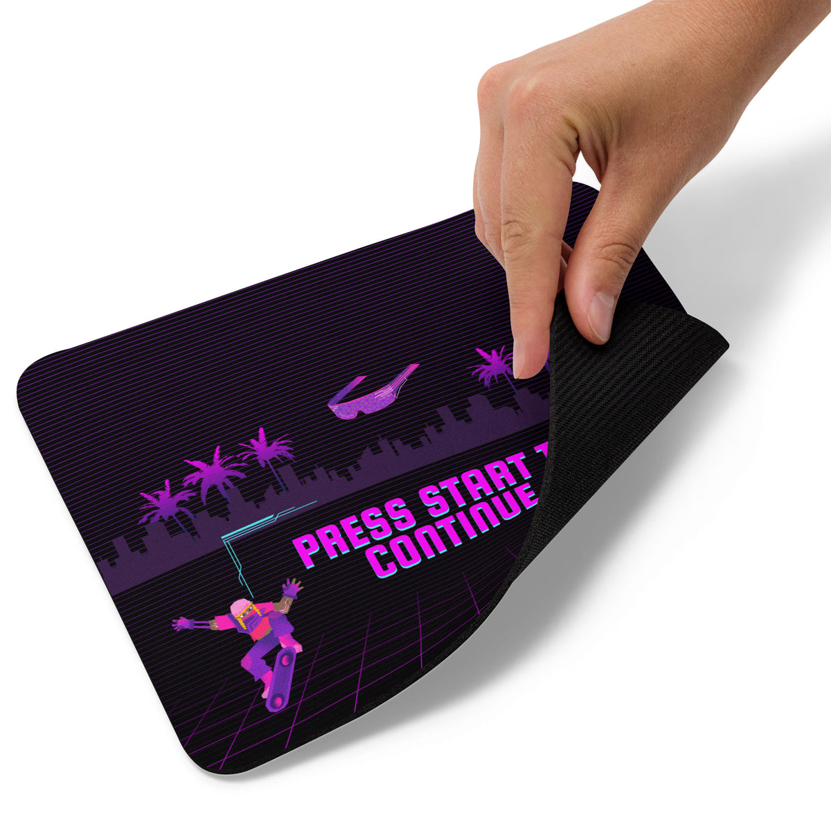 Press Start to Remember - Funky Gaming Mouse Pad - - Mouse Pads