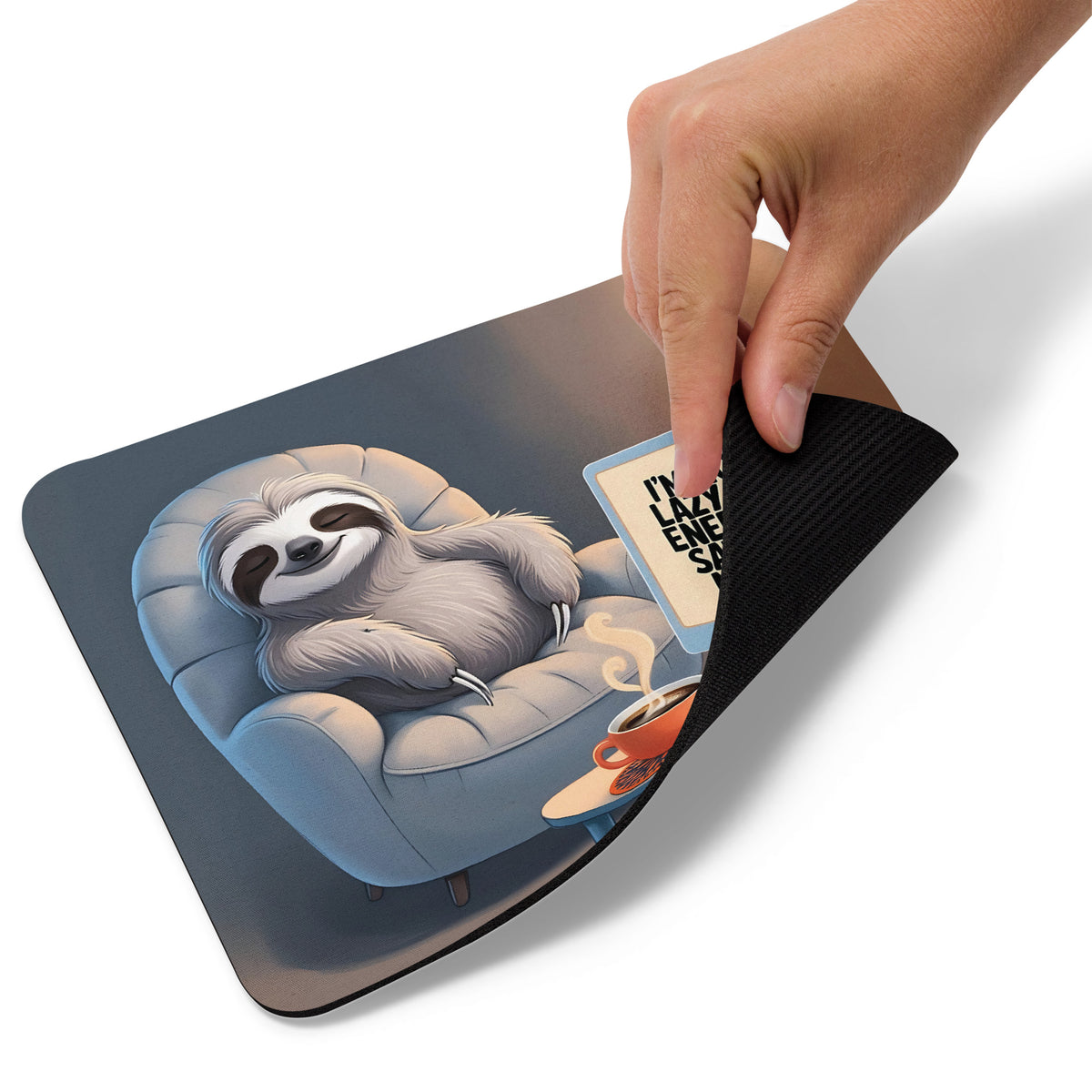 Energy-Saving Mode - Sloth’s Cozy Retreat - - Mouse Pads