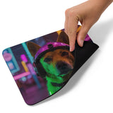 Futuristic Companion - Neon Dog Mission Mouse Pad - Default Title - Mouse Pads