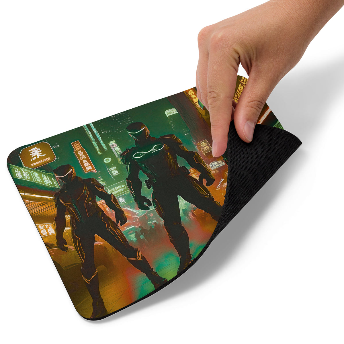 Cyber City Guardians - The Ultimate Gaming Experience - - Mouse Pads