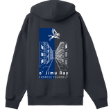 City Scape Wings - The o' Jimu Ray Hoodie - - Hoodies