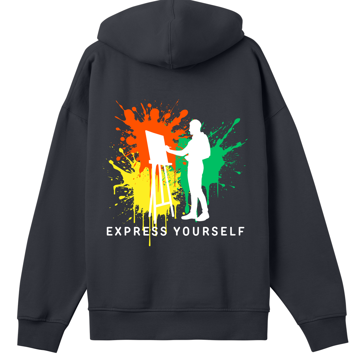 Artistic Expression - Boxy Hoodie - Off black men - Hoodies