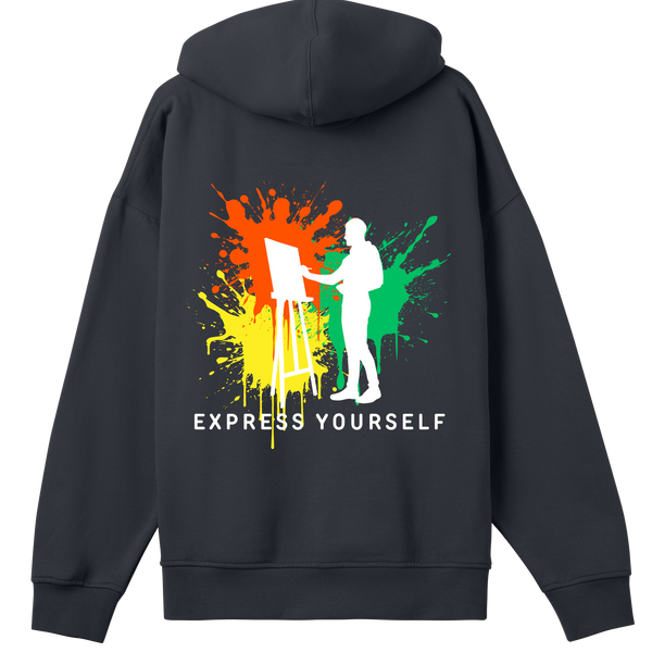 Artistic Expression - Boxy Hoodie - Off black men - Hoodies