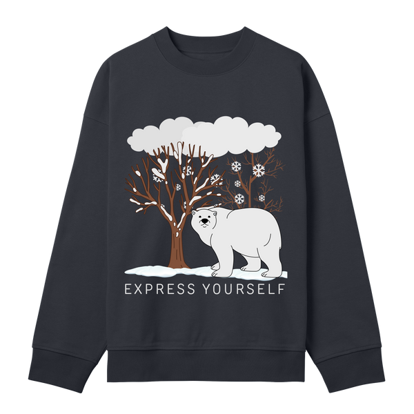 Snowy Stroll - Iconic Sweatshirt - Off black men - Sweatshirts