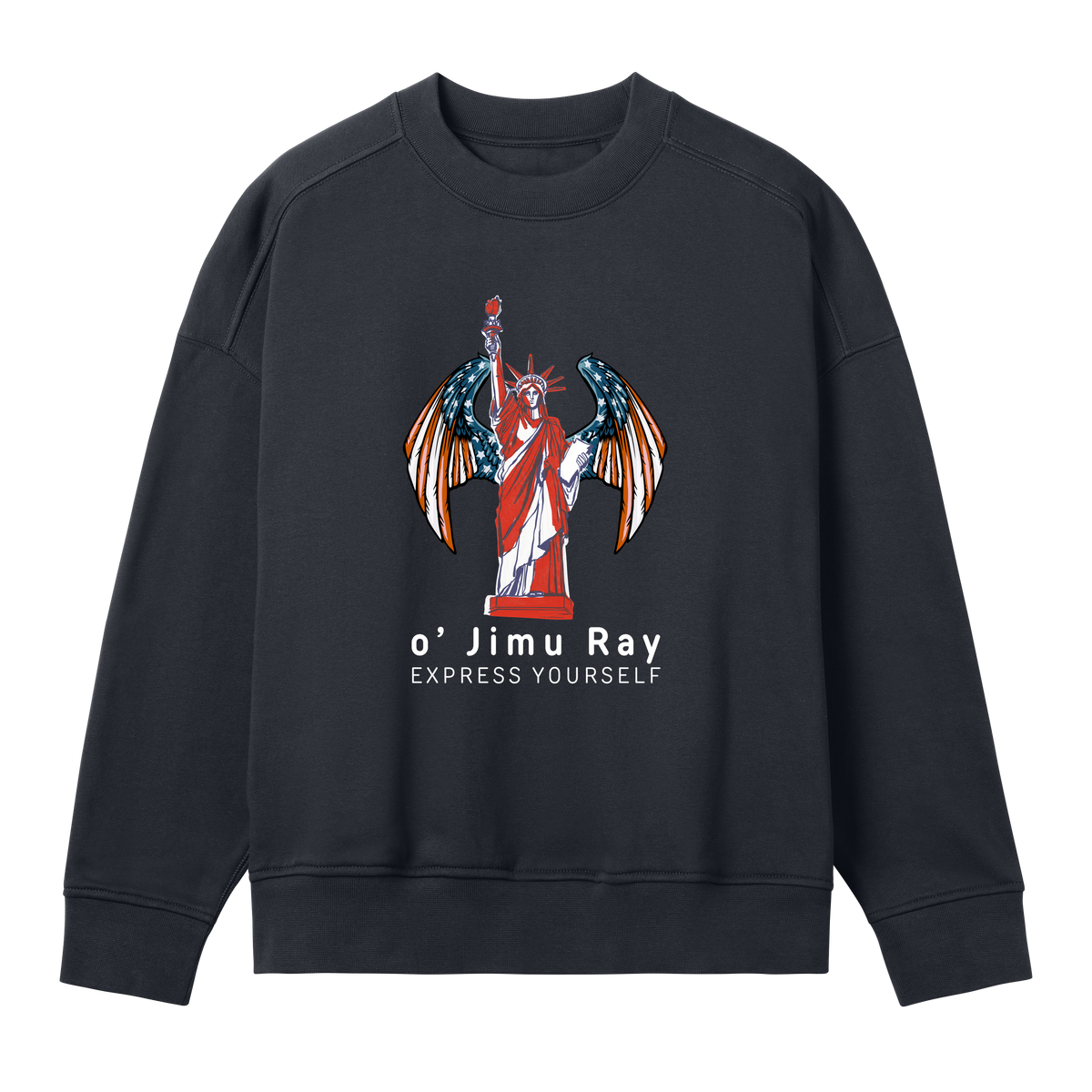 Wings of Liberty - o' Jimu Ray 4th July Special - Off black women - Sweatshirts