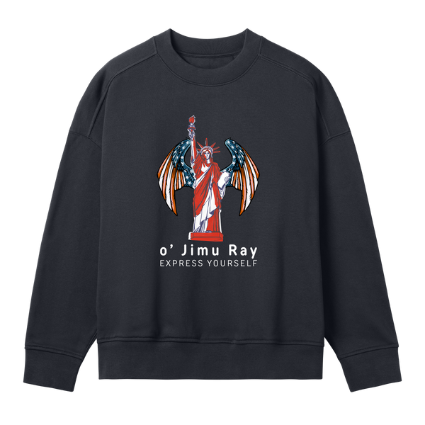 Wings of Liberty - o' Jimu Ray 4th July Special - Off black women - Sweatshirts