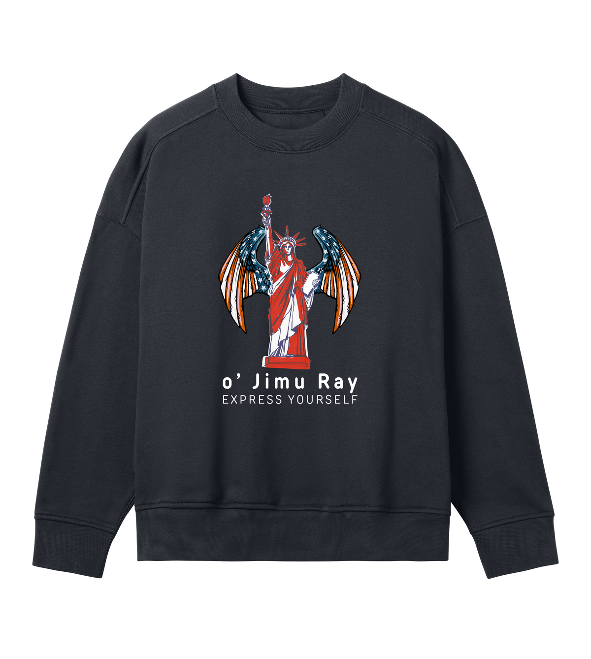 Wings of Liberty - o' Jimu Ray 4th July Special - Off black women - Sweatshirts