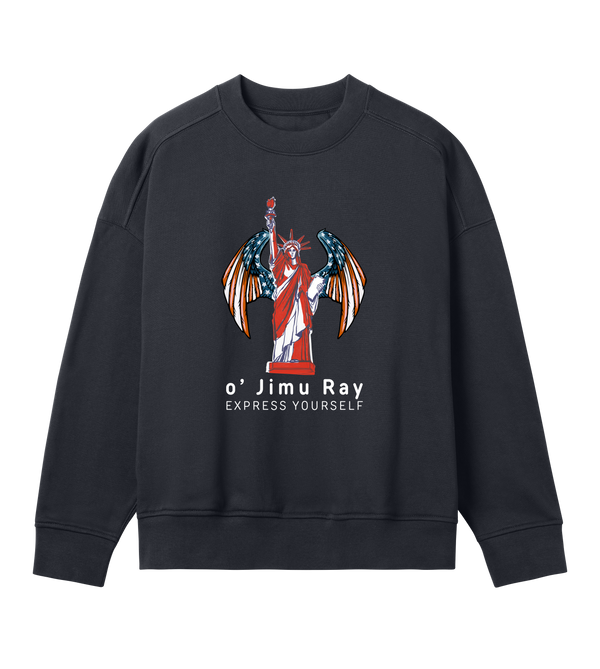 Wings of Liberty - o' Jimu Ray 4th July Special - Off black women - Sweatshirts