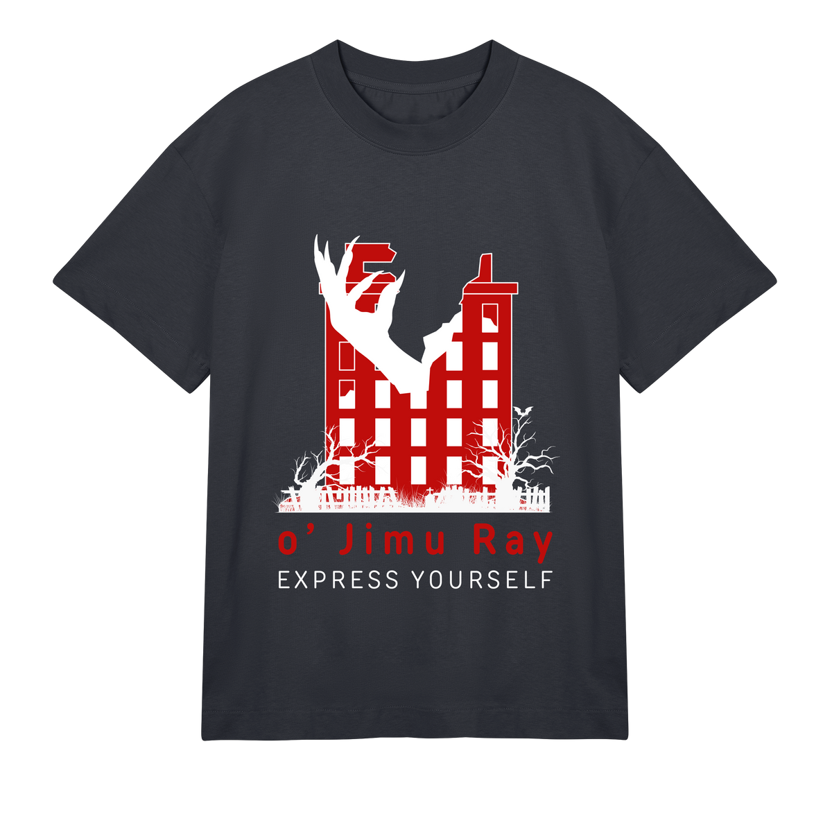 Ghostly City-scape Tee - Stand Out - Off black men - T-shirts