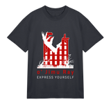 Ghostly City-scape Tee - Stand Out - Off black men - T-shirts