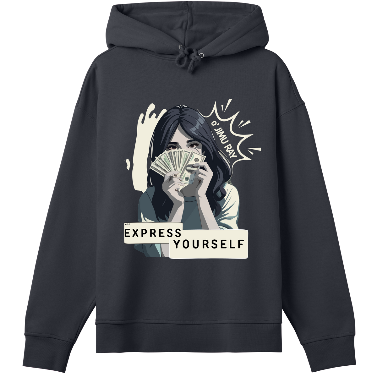 Wealthy Vibes - Flaunt Your Success in Style - Off black women - Hoodies