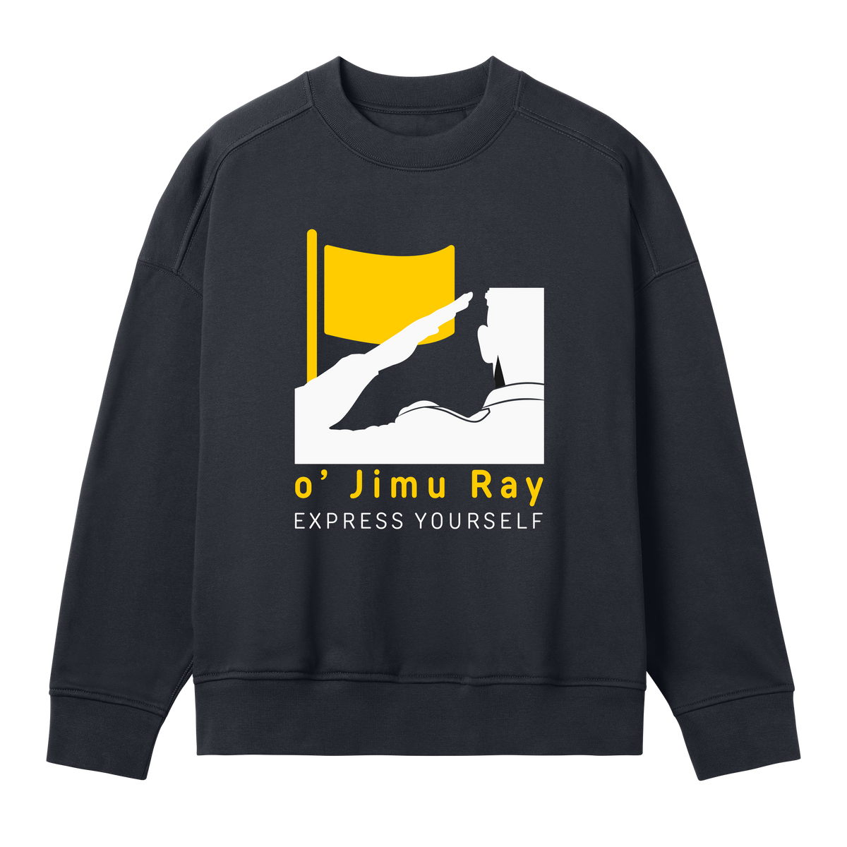 Lead with Confidence - Oversized Sweatshirt - Off black women - Sweatshirts