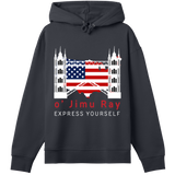 Patriotic Build - o' Jimu Ray Liberty Hoodie - Off black women - Hoodies