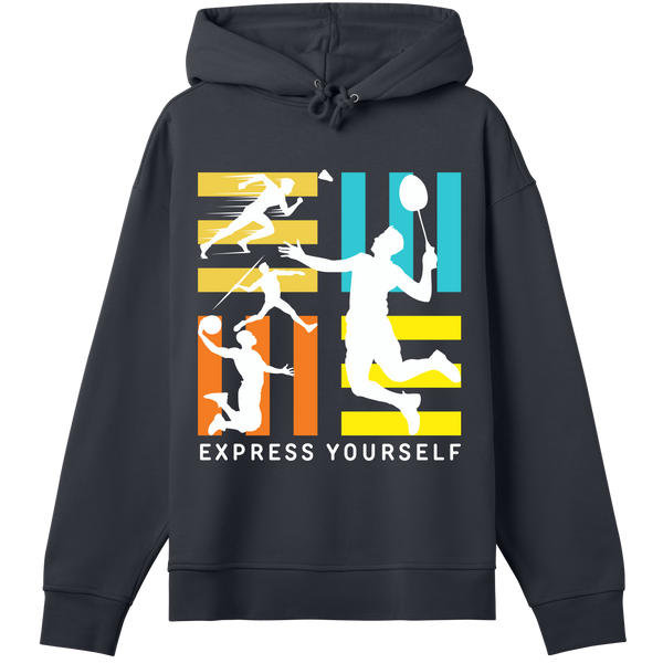 Energise Your Wardrobe - Express Yourself Hoodie - Off black women - Hoodies