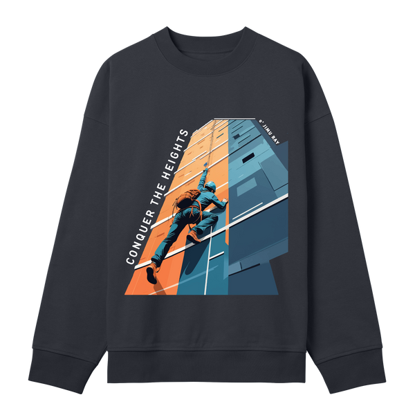 Climb Higher - Reach New Heights - Off black men - Sweatshirts