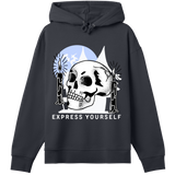 Witching Hour - Bold Skull Motif - Off black women - Hoodies