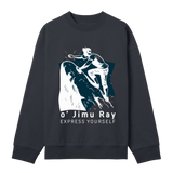 Climb High - Bold Boxy Sweatshirt - Off black men - Sweatshirts