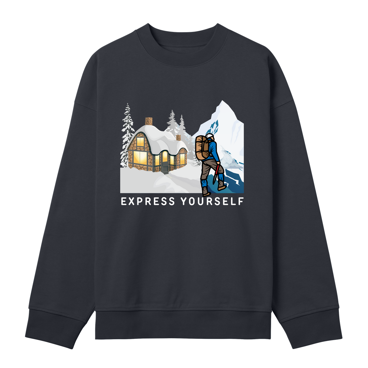 Winter Wanderlust - Express Yourself - Off black men - Sweatshirts