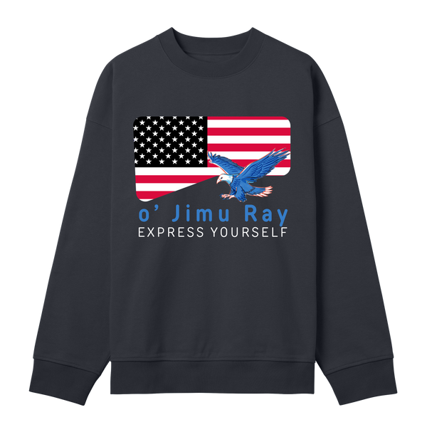 Eagle Embrace - Patriotic 4th July Sweatshirt - Off black men - Sweatshirts