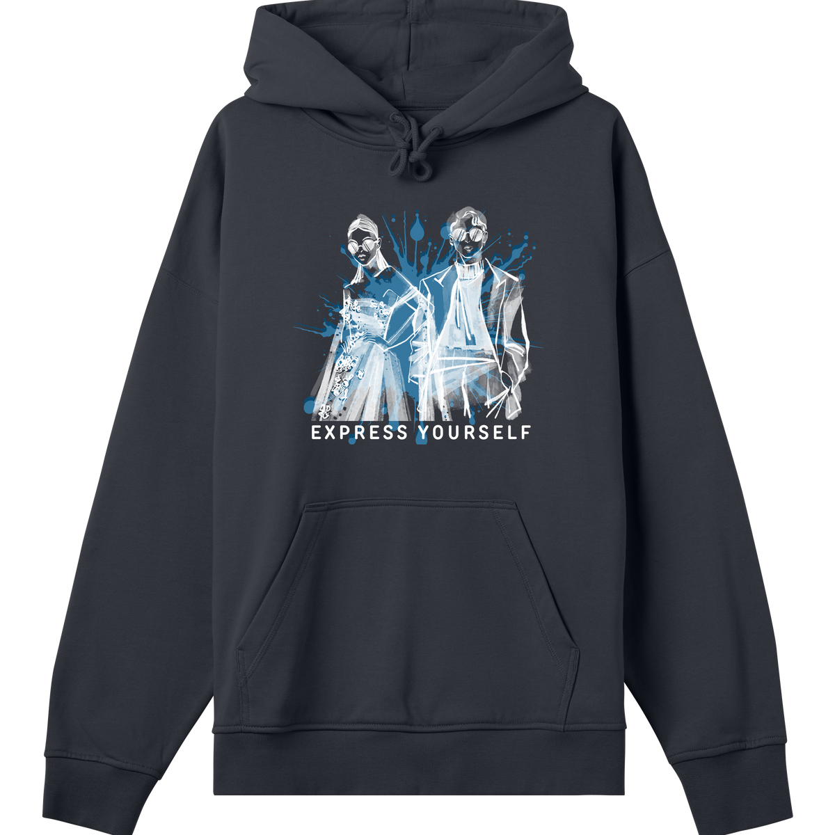 Artistry Unleashed - Boxy Hoodie - Off black men - Hoodies