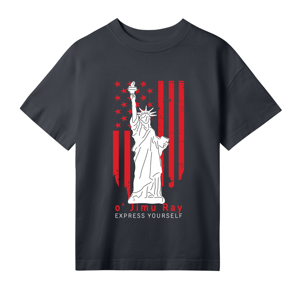 Liberty in Style - o' Jimu Ray 4th July Special - Off black women - T-shirts